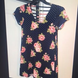 Floral Polka Dot Dress